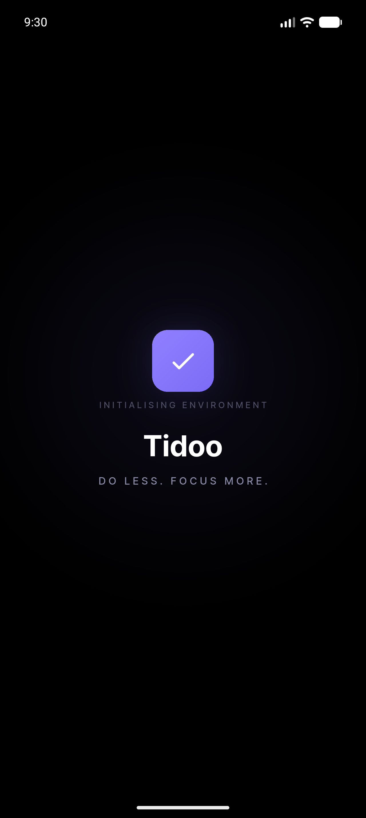 Tidoo splash screen